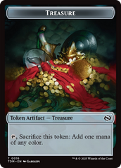 Experience // Treasure Double-Sided Token [Tarkir: Dragonstorm Commander Tokens] | RetroPlay Games