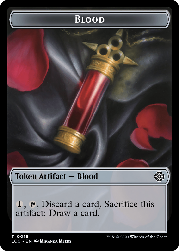 Blood // Vampire (0004) Double-Sided Token [The Lost Caverns of Ixalan Commander Tokens] | RetroPlay Games