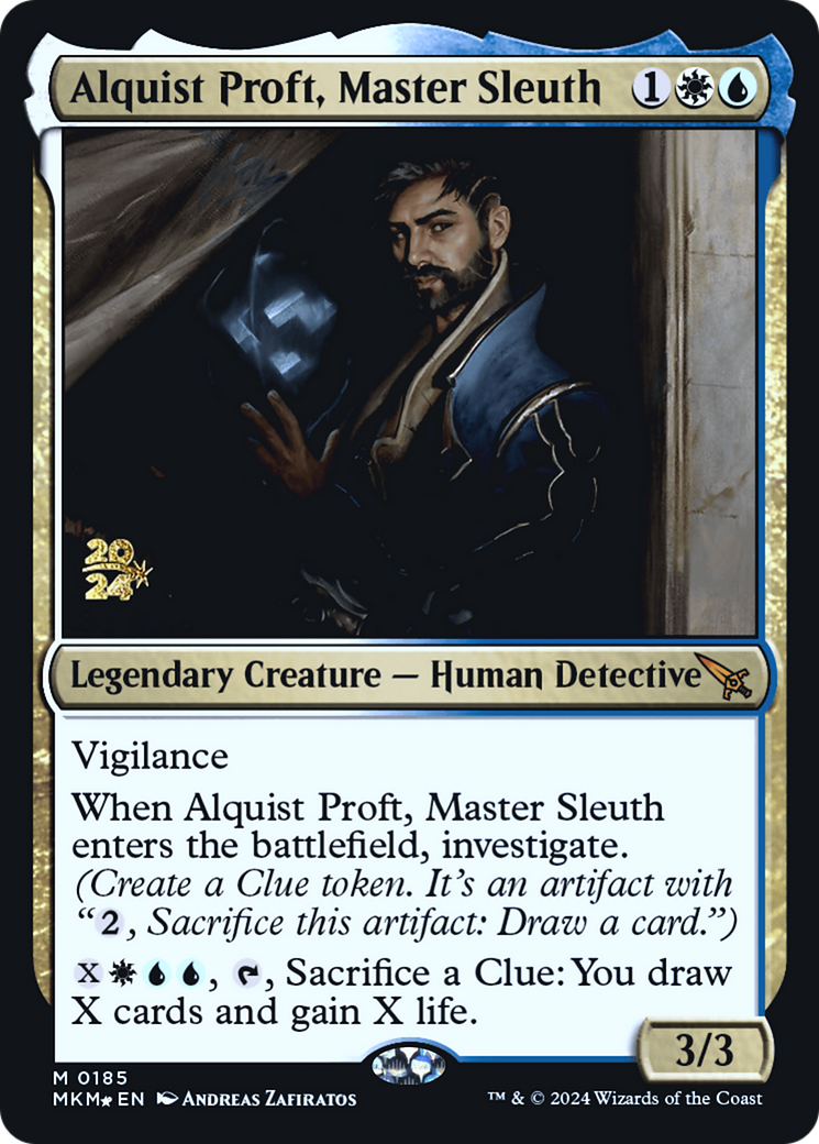 Alquist Proft, Master Sleuth [Murders at Karlov Manor Prerelease Promos] | RetroPlay Games