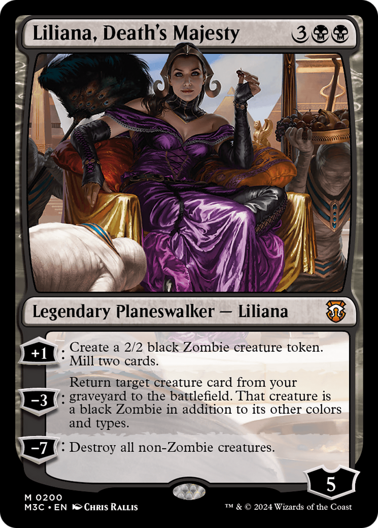 Liliana, Death's Majesty (Ripple Foil) [Modern Horizons 3 Commander] | RetroPlay Games