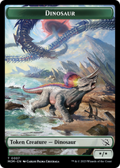 Treasure (21) // Dinosaur Double-Sided Token [March of the Machine Tokens] | RetroPlay Games