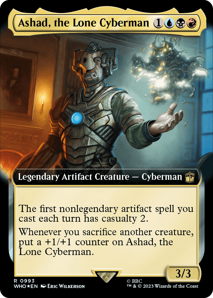 Ashad, the Lone Cyberman (Extended Art) (Surge Foil) [Doctor Who] | RetroPlay Games