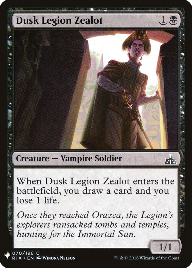 Dusk Legion Zealot [Mystery Booster] | RetroPlay Games