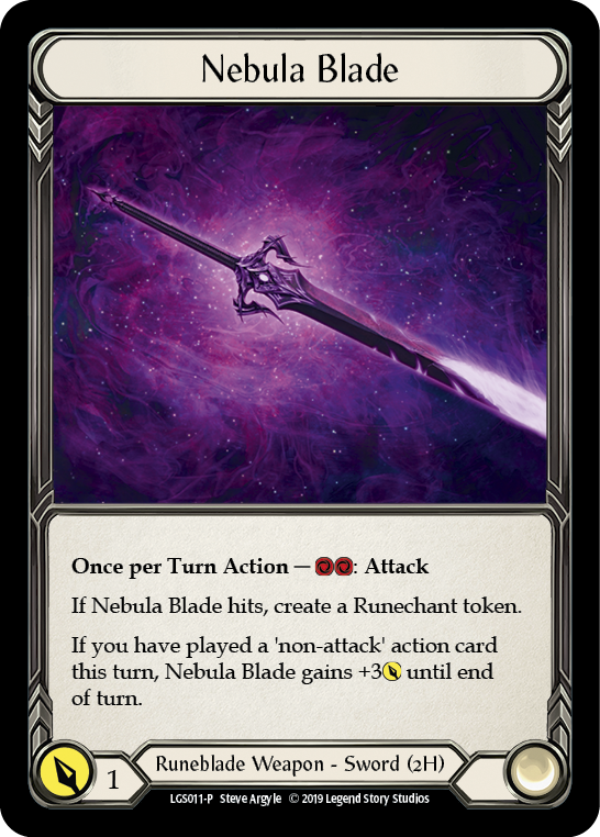 Nebula Blade [LGS011-P] (Promo)  1st Edition Cold Foil | RetroPlay Games