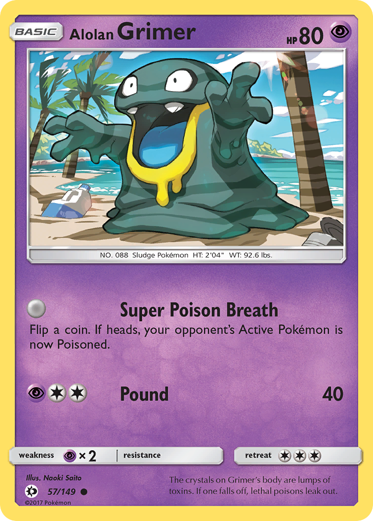 Alolan Grimer (57/149) [Sun & Moon: Base Set] | RetroPlay Games