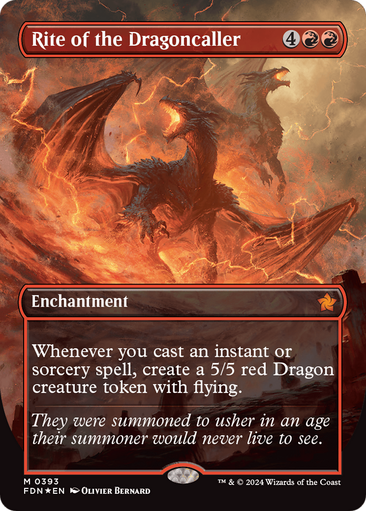Rite of the Dragoncaller (Mana Foil) [Foundations] | RetroPlay Games