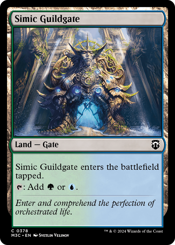 Simic Guildgate (Ripple Foil) [Modern Horizons 3 Commander] | RetroPlay Games