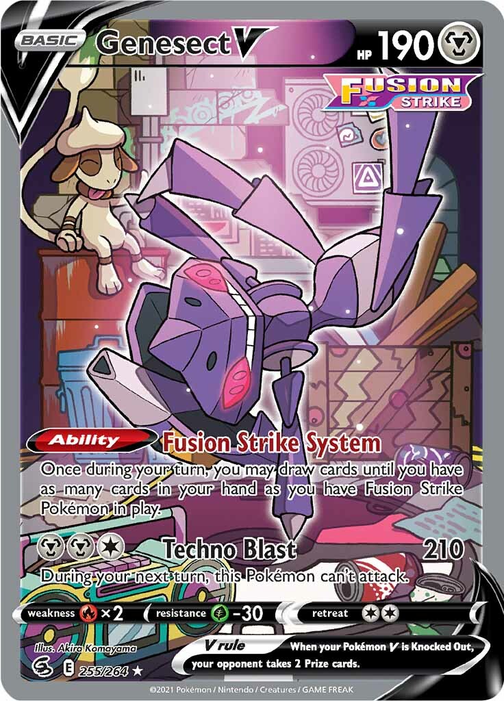 Genesect V (255/264) [Sword & Shield: Fusion Strike] | RetroPlay Games