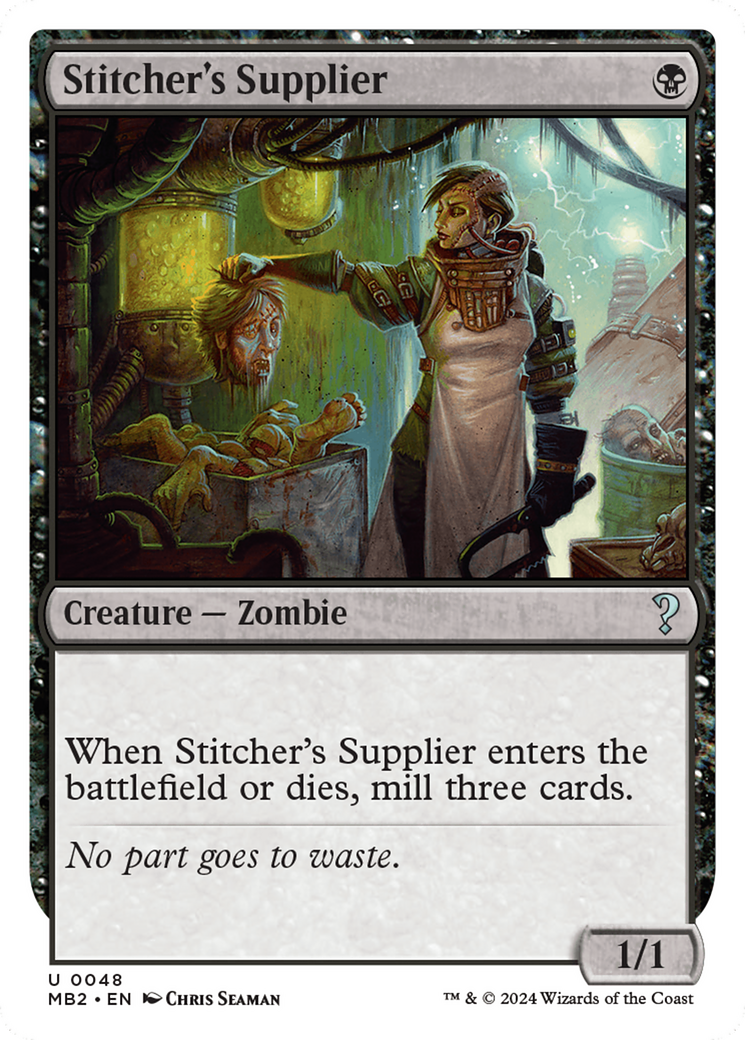 Stitcher's Supplier (White Border) [Mystery Booster 2] | RetroPlay Games