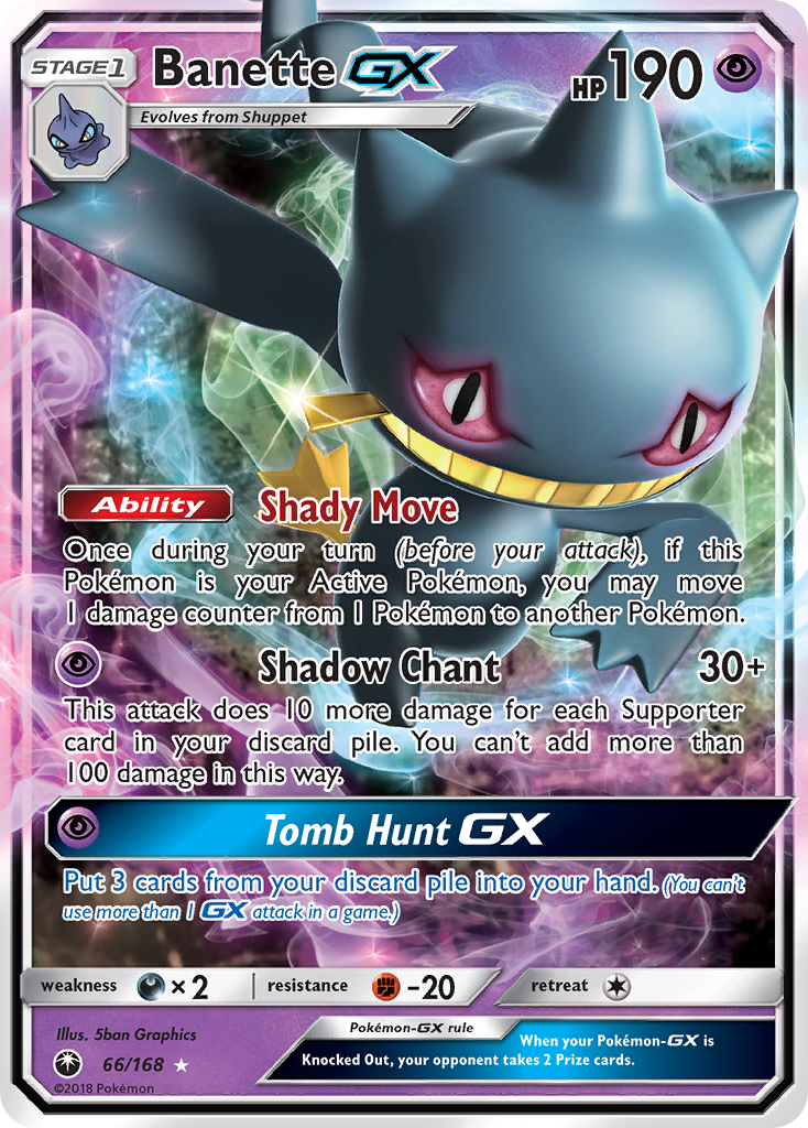 Banette GX (66/168) [Sun & Moon: Celestial Storm] | RetroPlay Games
