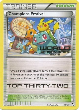 Champions Festival 2016 Top Thirty Two (XY176) [XY: Black Star Promos] | RetroPlay Games