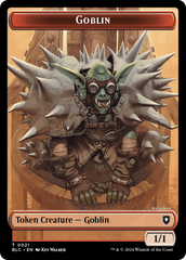 Illusion // Goblin Double-Sided Token [Bloomburrow Commander Tokens] | RetroPlay Games