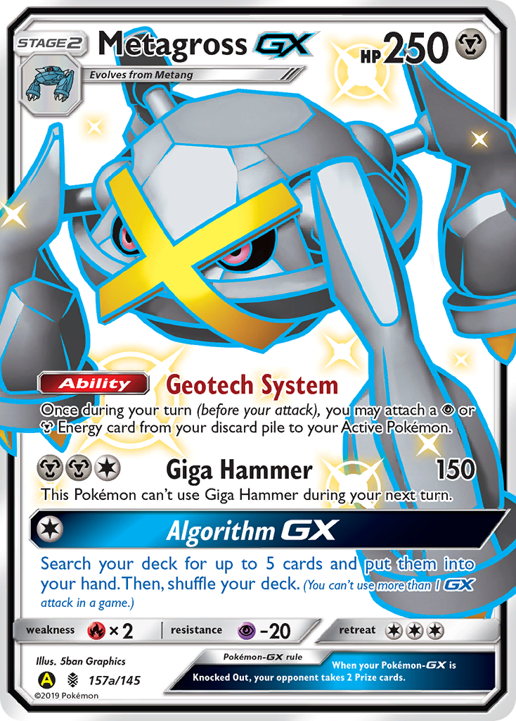 Metagross GX (157a/145) [Alternate Art Promos] | RetroPlay Games