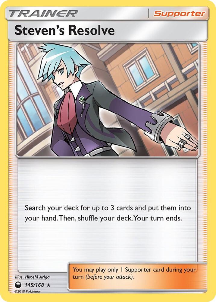 Steven's Resolve (145/168) [Sun & Moon: Celestial Storm] | RetroPlay Games