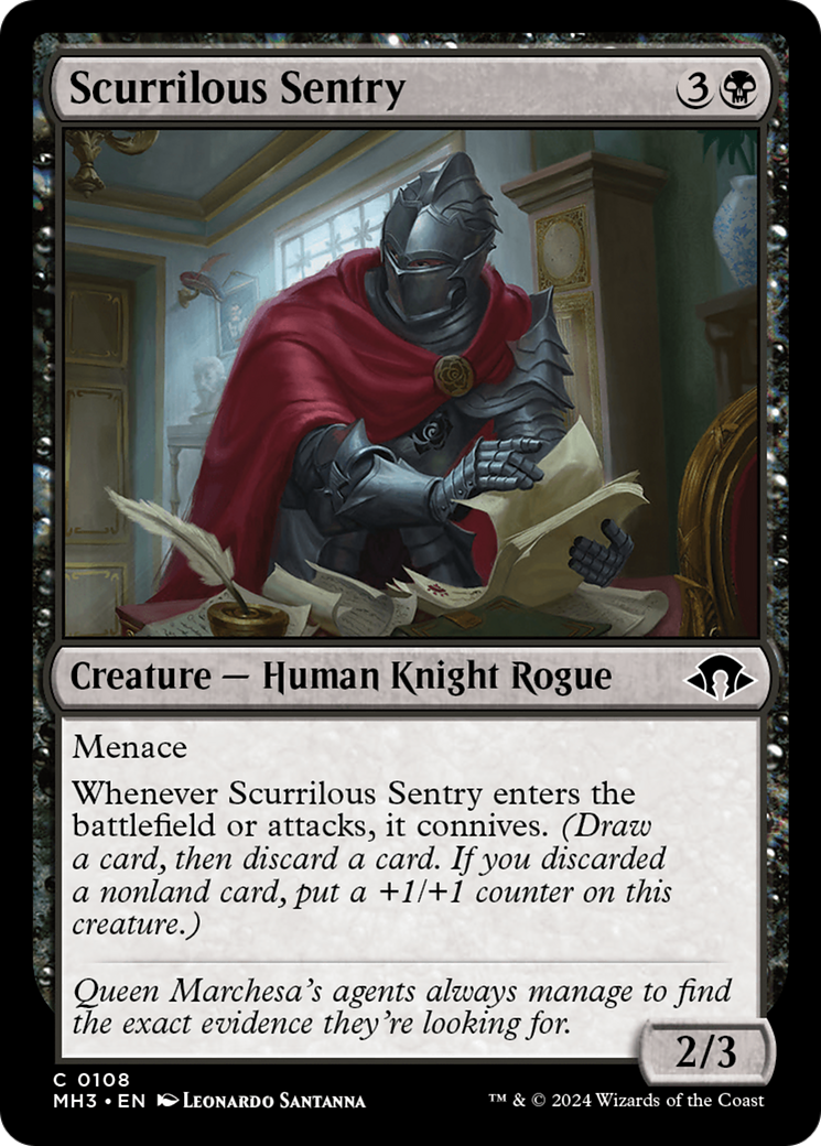 Scurrilous Sentry [Modern Horizons 3] | RetroPlay Games