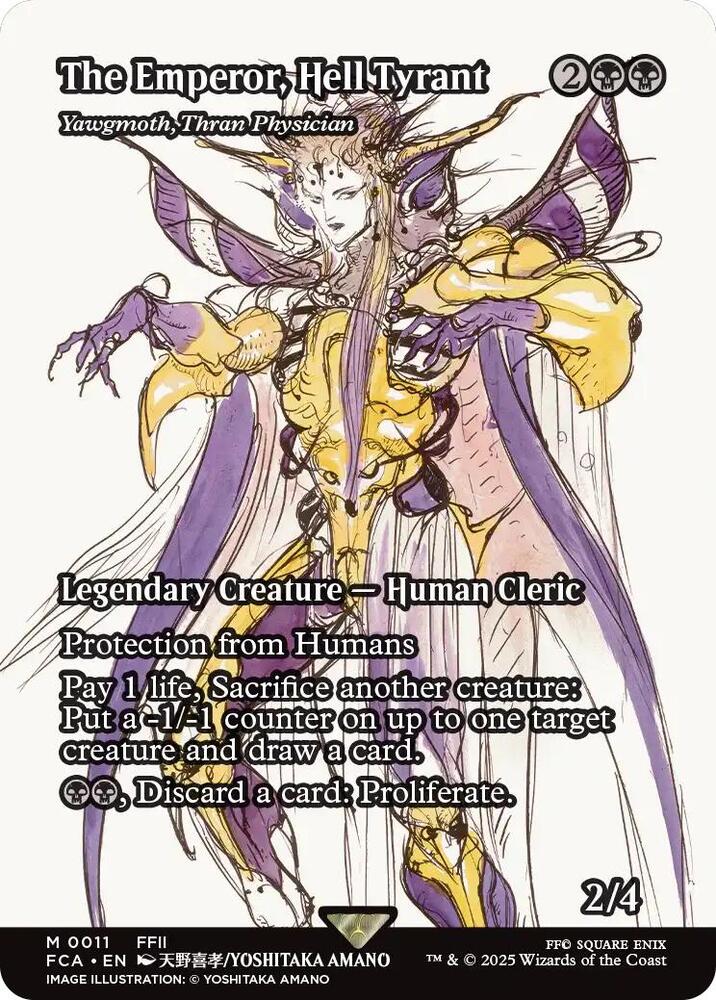 The Emperor, Hell Tyrant - Yawgmoth, Thran Physician (Showcase) [FINAL FANTASY : Through the Ages] | RetroPlay Games