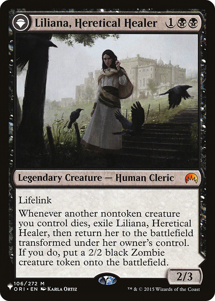 Liliana, Heretical Healer // Liliana, Defiant Necromancer [Secret Lair: From Cute to Brute] | RetroPlay Games
