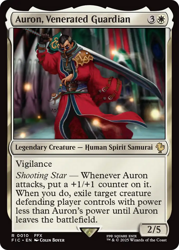 Auron, Venerated Guardian [FINAL FANTASY Commander] | RetroPlay Games