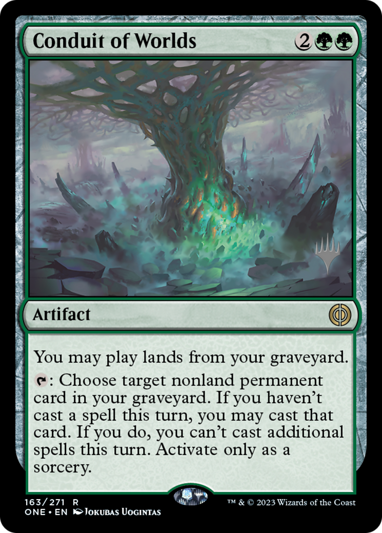 Conduit of Worlds (Promo Pack) [Phyrexia: All Will Be One Promos] | RetroPlay Games