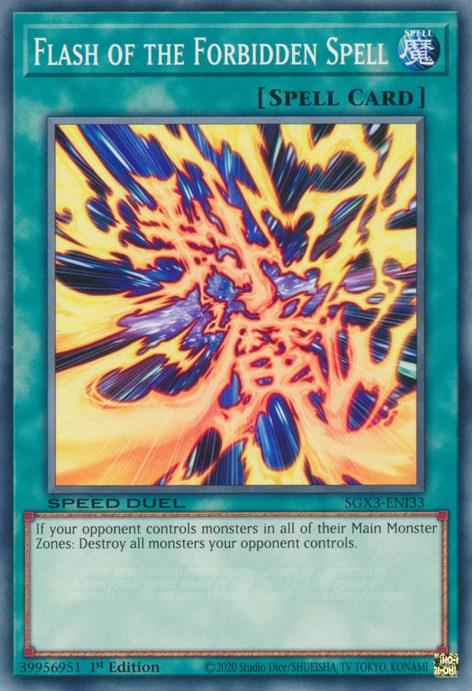 Flash of the Forbidden Spell [SGX3-ENI33] Common | RetroPlay Games