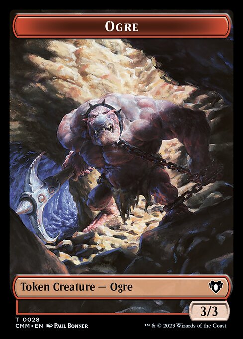 Eldrazi Spawn // Ogre Double-Sided Token [Commander Masters Tokens] | RetroPlay Games