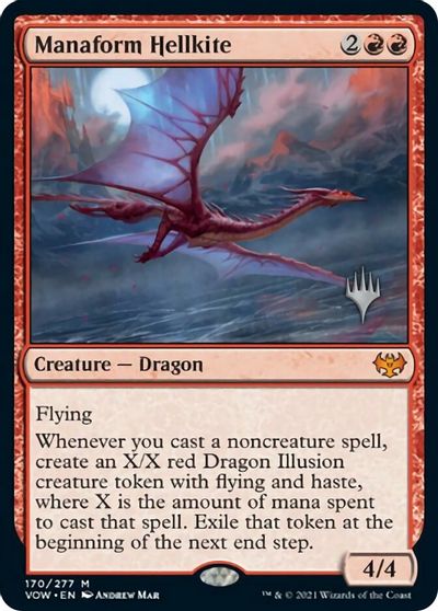 Manaform Hellkite (Promo Pack) [Innistrad: Crimson Vow Promos] | RetroPlay Games