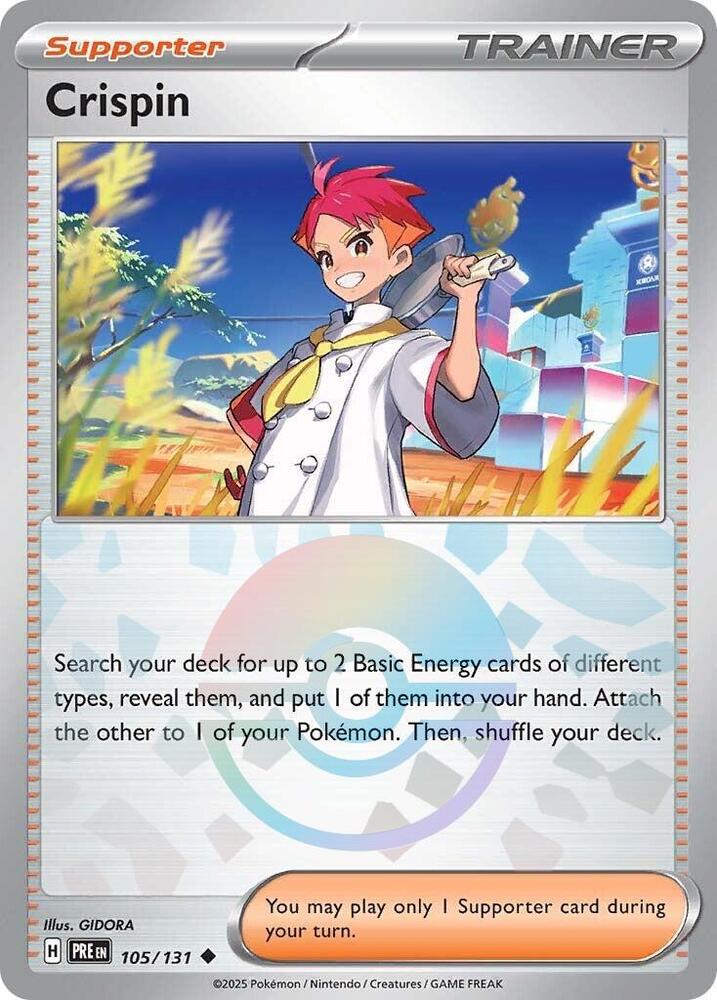 Crispin (105/131) (Poke Ball Pattern) [Scarlet & Violet: Prismatic Evolutions] | RetroPlay Games