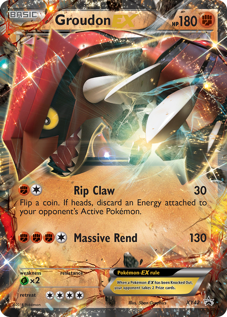 Groudon EX (XY42) [XY: Black Star Promos] | RetroPlay Games