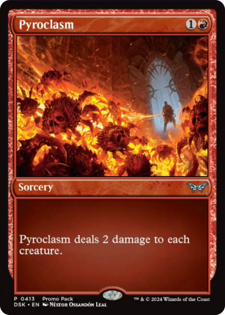Pyroclasm (Promo Pack) [Duskmourn: House of Horror Promos] | RetroPlay Games