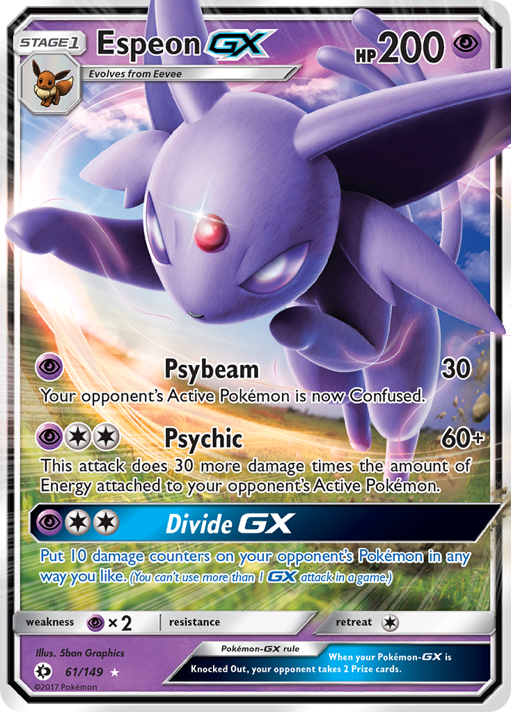 Espeon GX (61/149) [Sun & Moon: Base Set] | RetroPlay Games