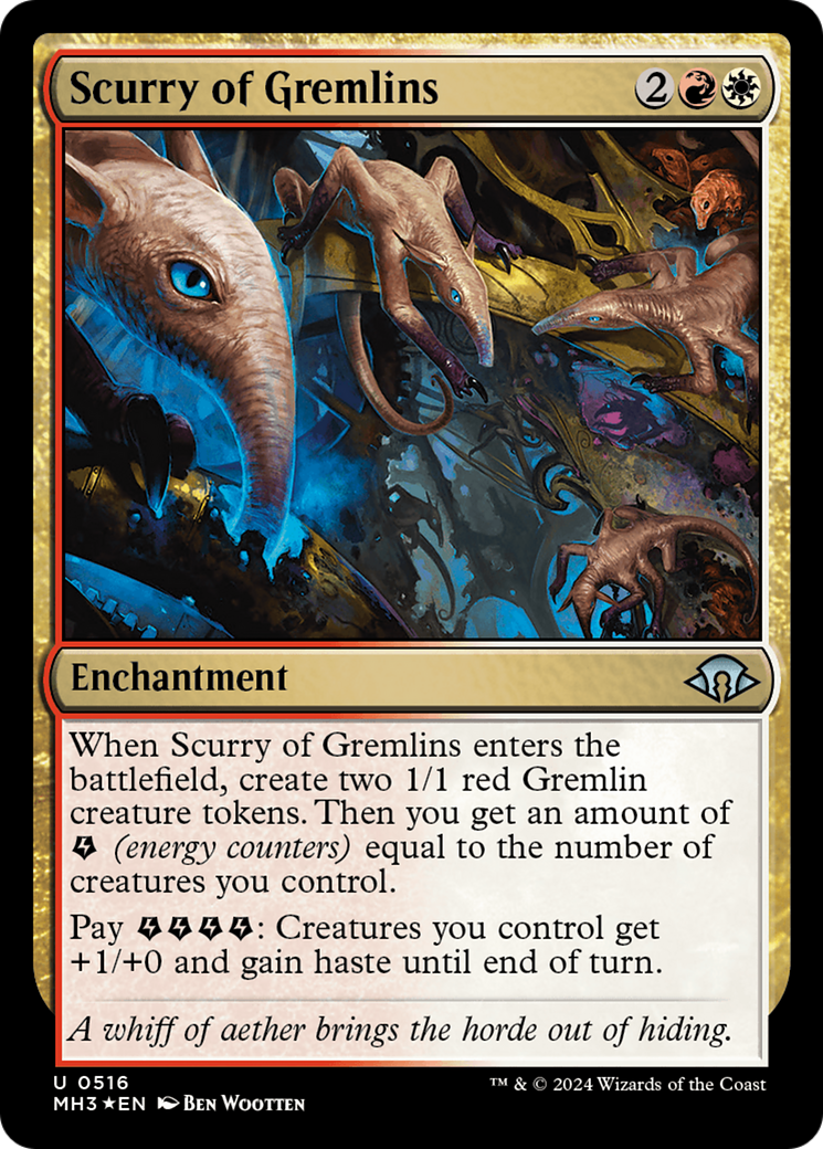 Scurry of Gremlins (Ripple Foil) [Modern Horizons 3] | RetroPlay Games