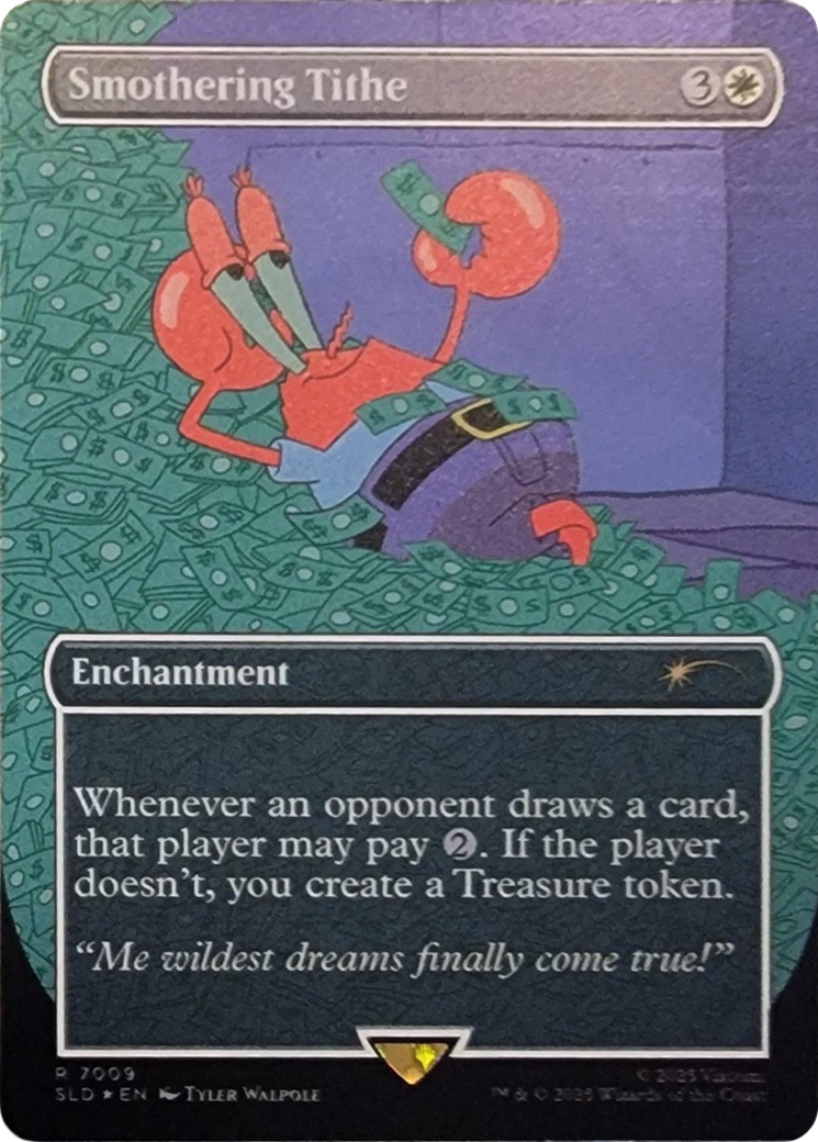 Smothering Tithe (7009) (Rainbow Foil) [Secret Lair Drop Series] | RetroPlay Games