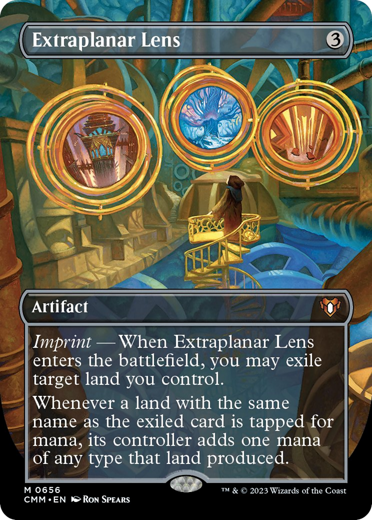 Extraplanar Lens (Borderless Alternate Art) [Commander Masters] | RetroPlay Games