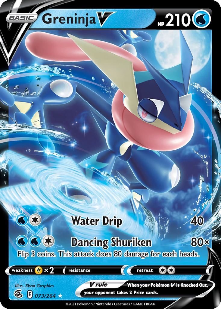 Greninja V (073/264) (Intro Deck) [Sword & Shield: Fusion Strike] | RetroPlay Games