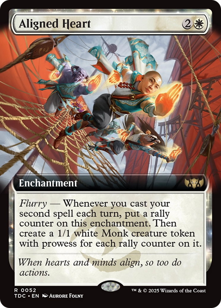Aligned Heart (Extended Art) [Tarkir: Dragonstorm Commander] | RetroPlay Games
