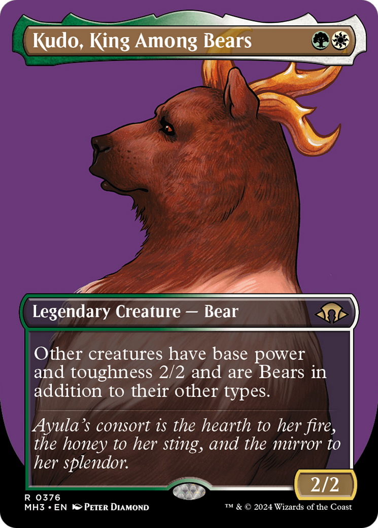 Kudo, King Among Bears (Borderless) [Modern Horizons 3] | RetroPlay Games