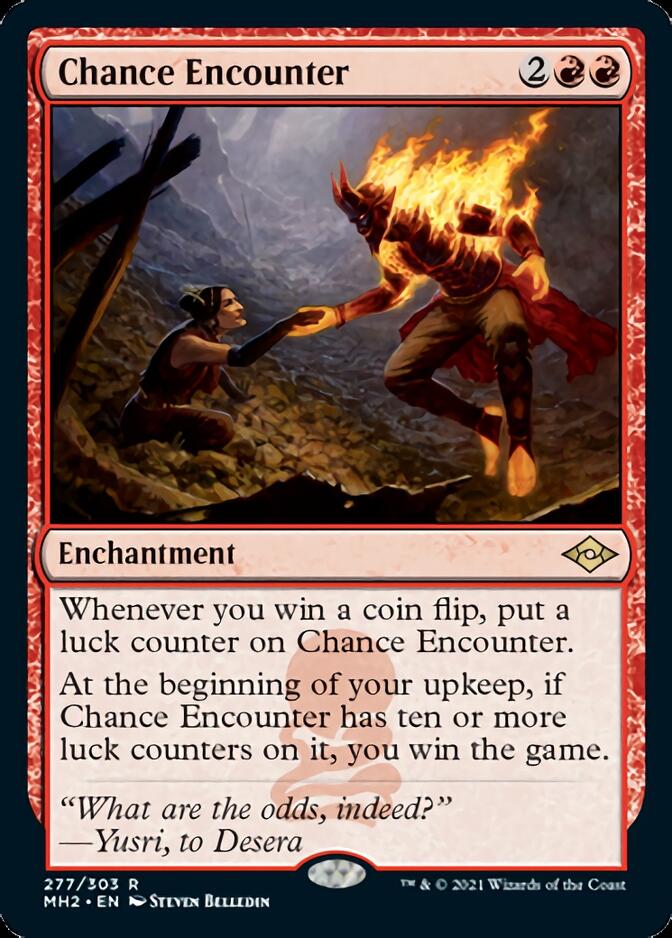 Chance Encounter (Foil Etched) [Modern Horizons] | RetroPlay Games