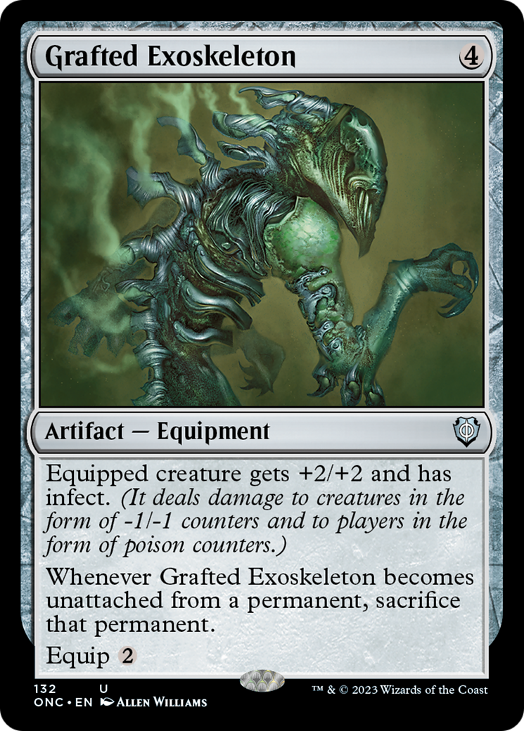 Grafted Exoskeleton [Phyrexia: All Will Be One Commander] | RetroPlay Games