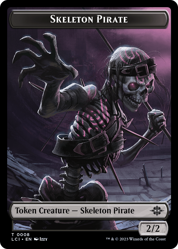 Skeleton Pirate Token [The Lost Caverns of Ixalan Tokens] | RetroPlay Games