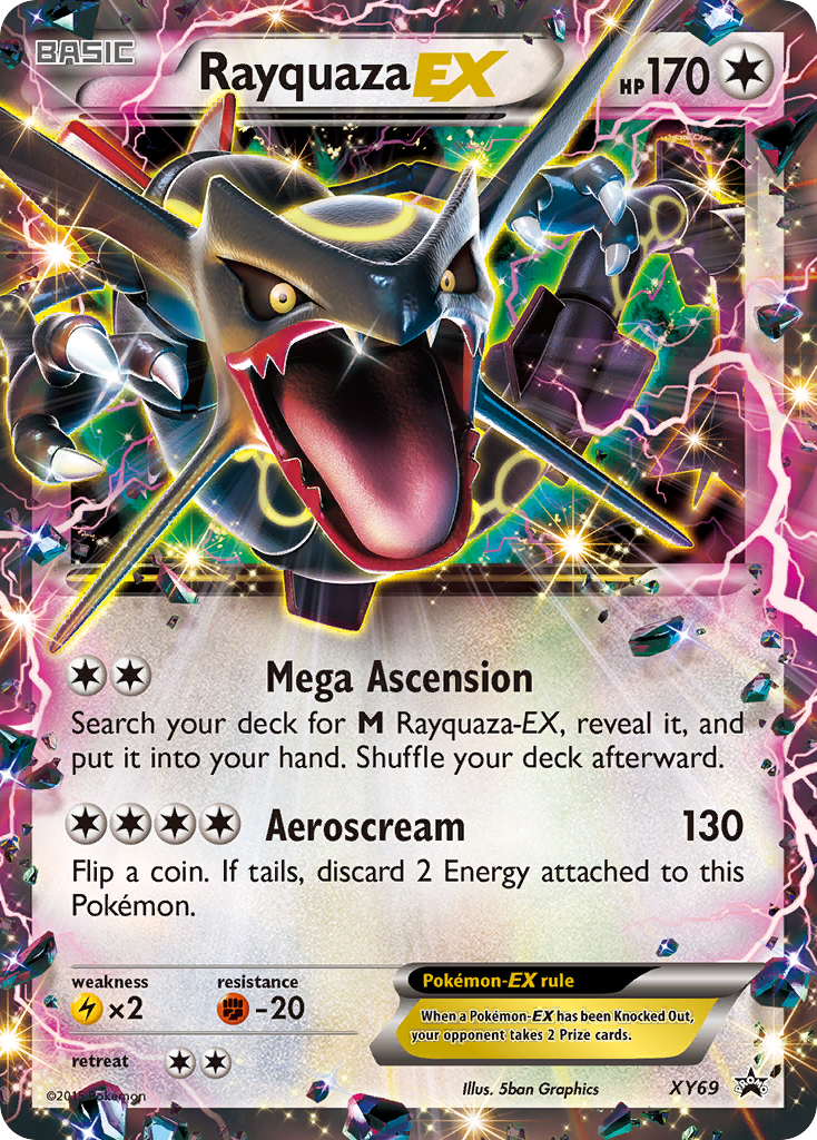 Rayquaza EX (XY69) (Shiny) [XY: Black Star Promos] | RetroPlay Games