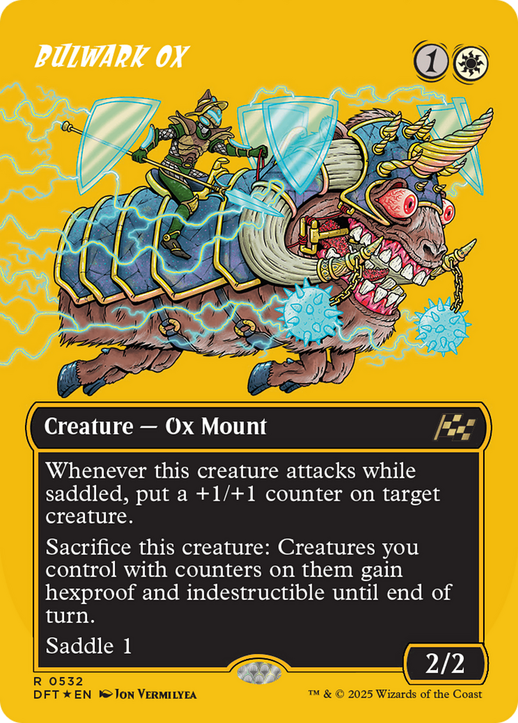 Bulwark Ox (Borderless) (First-Place Foil) [Aetherdrift] | RetroPlay Games