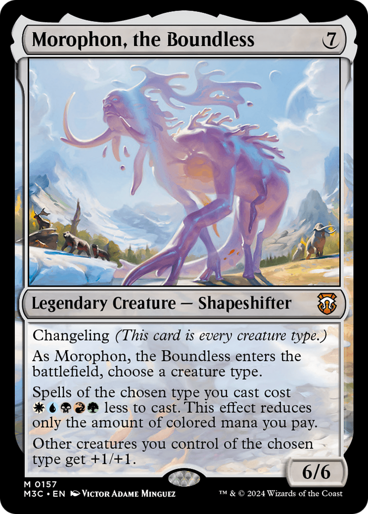 Morophon, the Boundless (Ripple Foil) [Modern Horizons 3 Commander] | RetroPlay Games