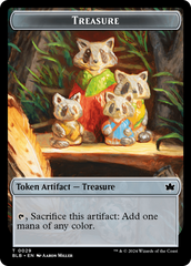 Squirrel // Treasure Double-Sided Token [Bloomburrow Tokens] | RetroPlay Games