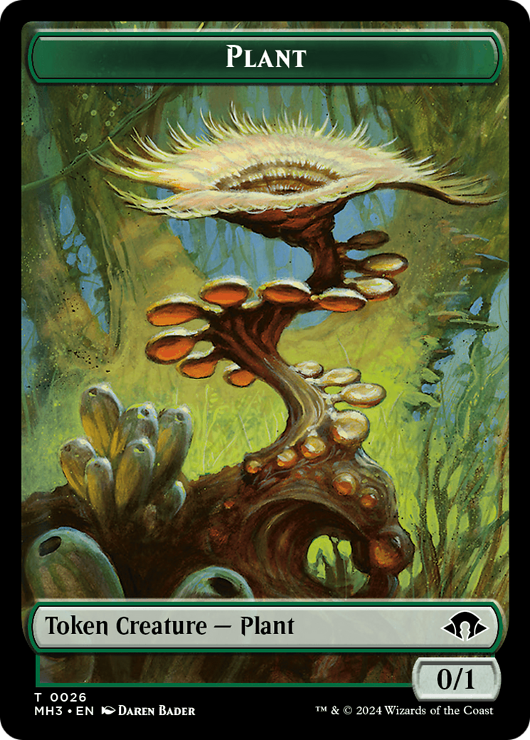 Plant Token [Modern Horizons 3 Tokens] | RetroPlay Games