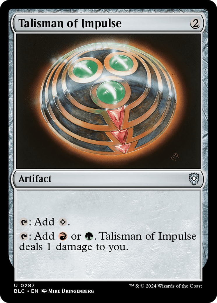 Talisman of Impulse [Bloomburrow Commander] | RetroPlay Games