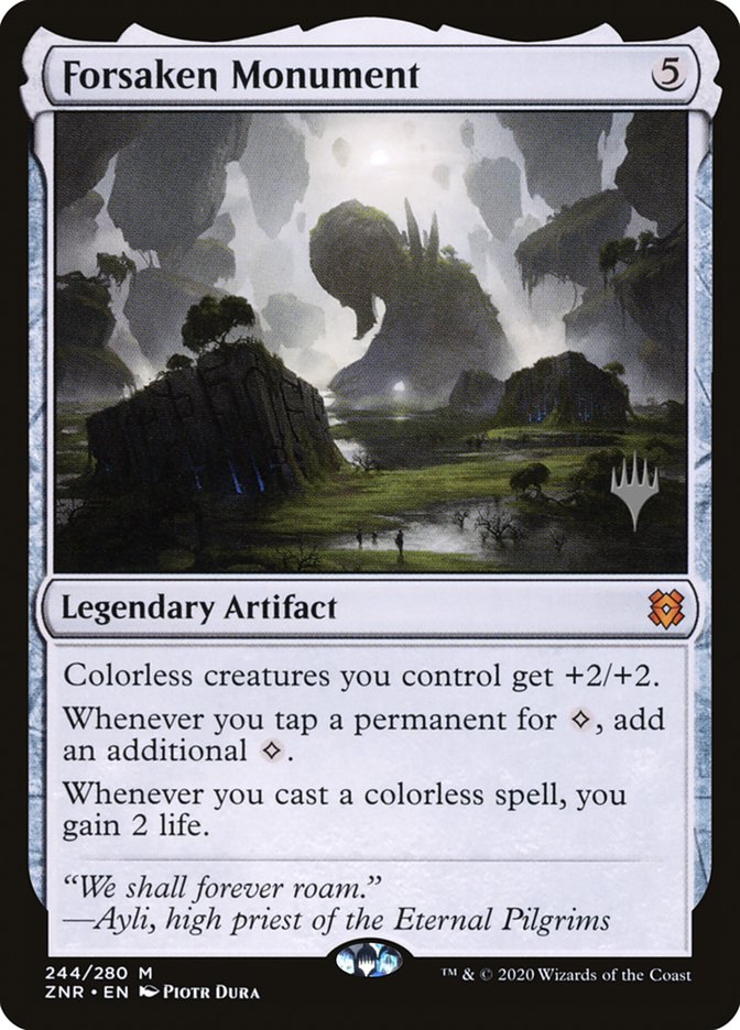 Forsaken Monument (Promo Pack) [Zendikar Rising Promos] | RetroPlay Games
