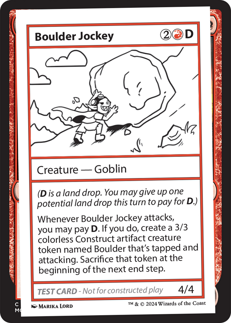 Boulder Jockey [Mystery Booster 2 Playtest Cards] | RetroPlay Games