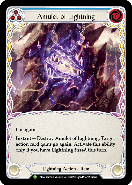 Amulet of Lightning [LGS065] (Promo)  Cold Foil | RetroPlay Games