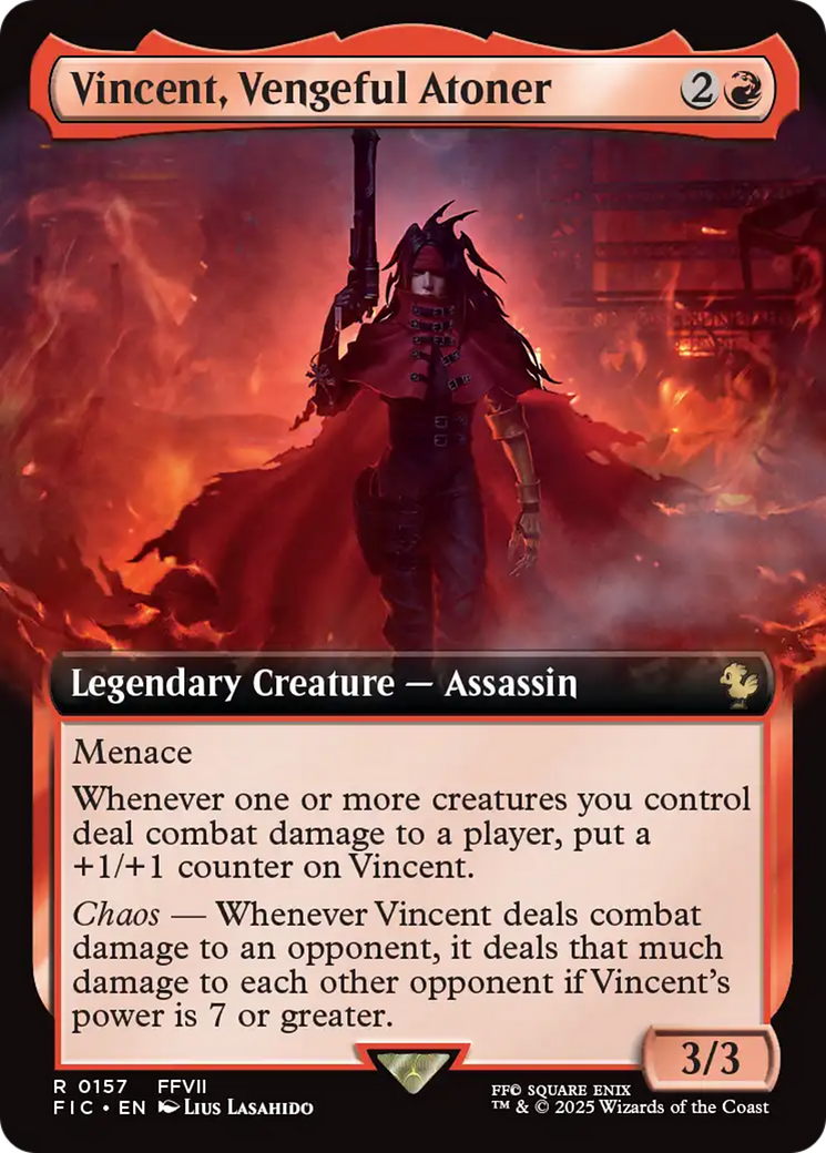 Vincent, Vengeful Atoner (Extended Art) [FINAL FANTASY Commander] | RetroPlay Games