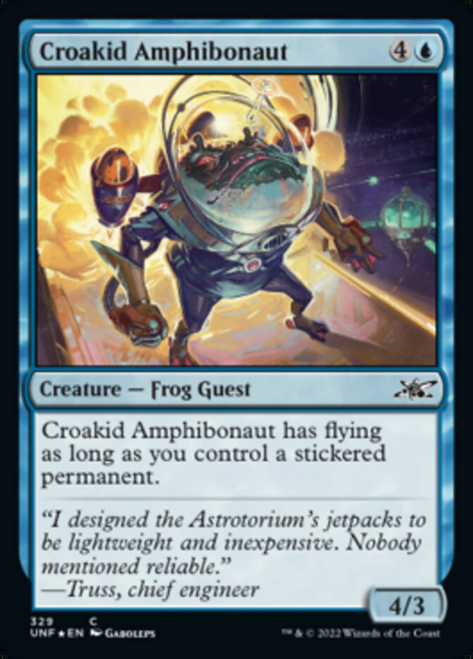 Croakid Amphibonaut (Galaxy Foil) [Unfinity] | RetroPlay Games